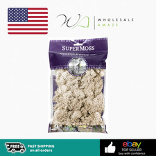 SuperMoss 21702 Reindeer Moss Preserved, 120 cu. in., Natural