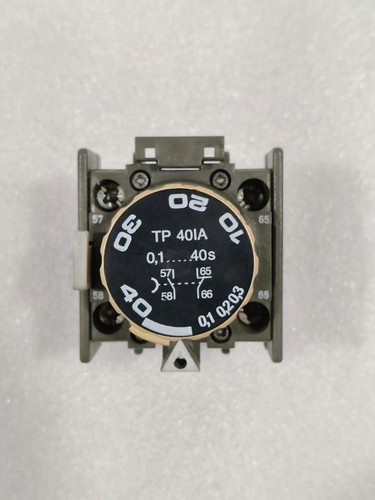 ABB TP40D ADD ON CONTACTOR TIMER TIMING 0.1S-40S FAST SHIPPING