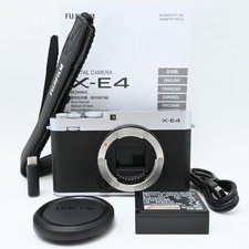 FUJIFILM X-E4 26.1MP Mirrorless Digital Camera Body Silver F X-E4-S (765 Shots!)