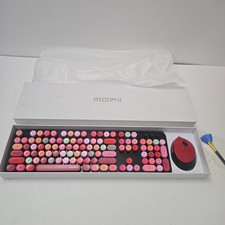 Mofii Sweet Lovely Pink Wireless Keyboard and Mouse