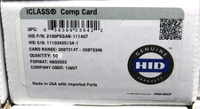 (Lot of 50) HID 2100PGGAN-111407 iCLASS 2K Card (FACTORY SEALED) [CTA]