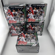 Lot Of 5 2019 Topps Holiday Baseball Factory Sealed Mega Box