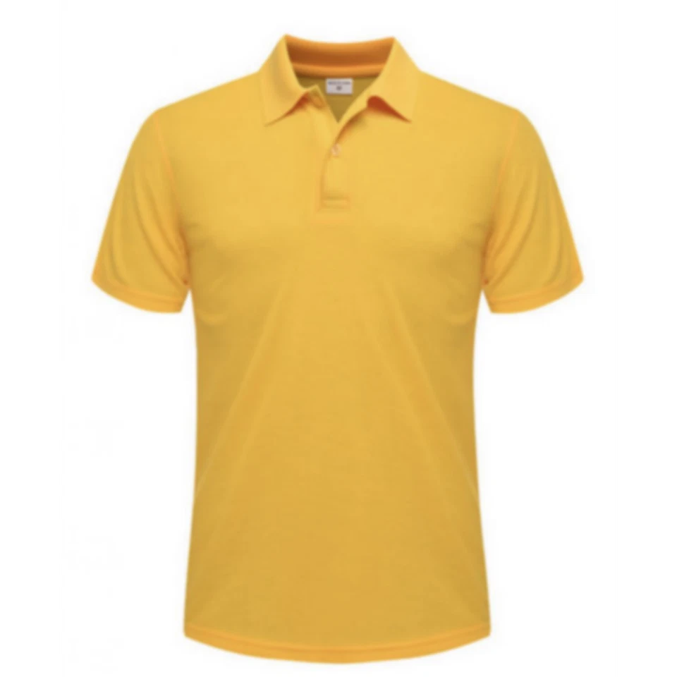 Polo homme à manches courtes jaune - Photo 1/1