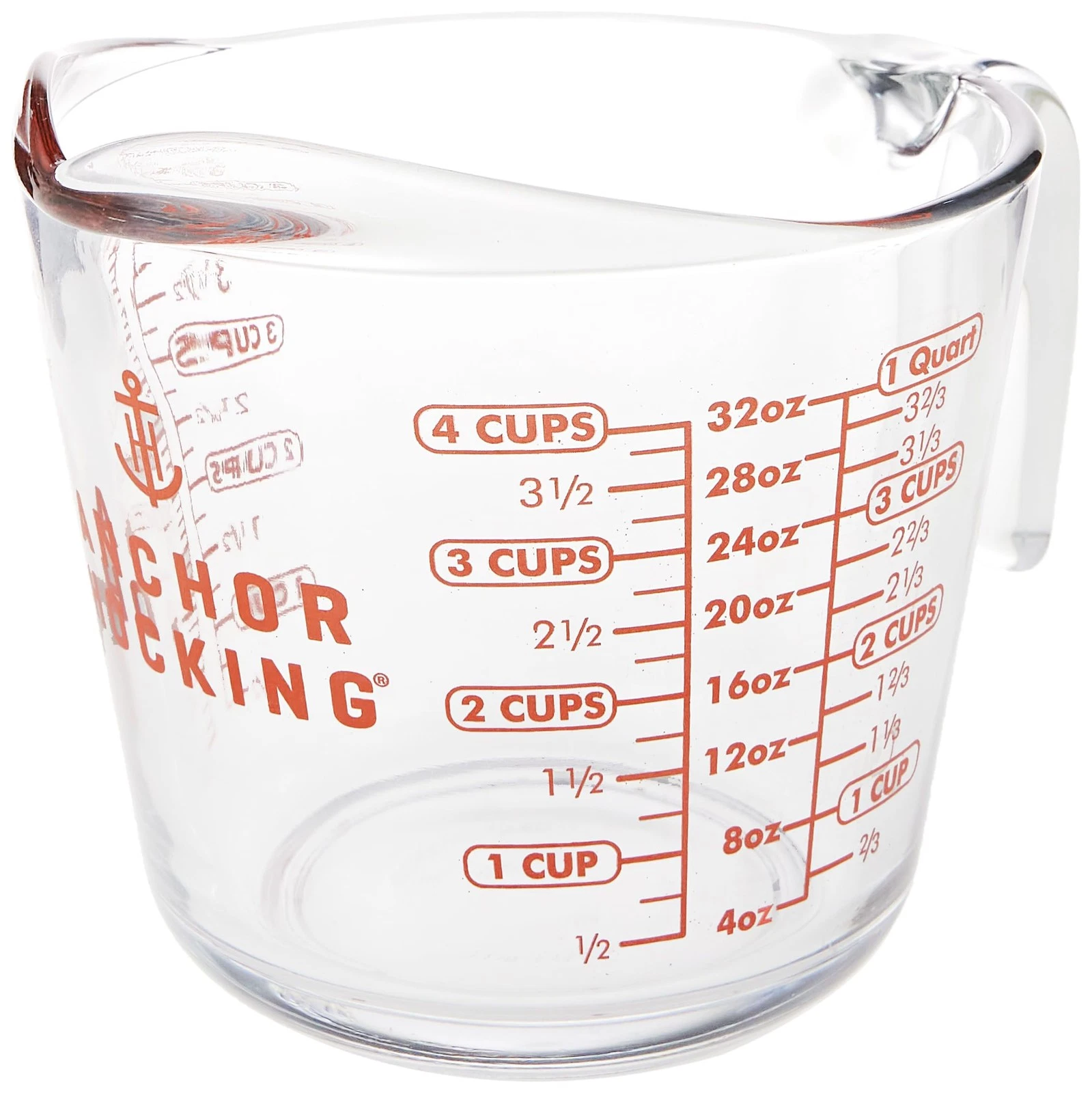 Anchor Hocking Glass Measuring Cup 32 Oz 551780L13