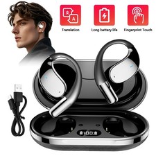 AI Language Translation Earbuds Real Time Travel Bluetooth Translator Earbuds