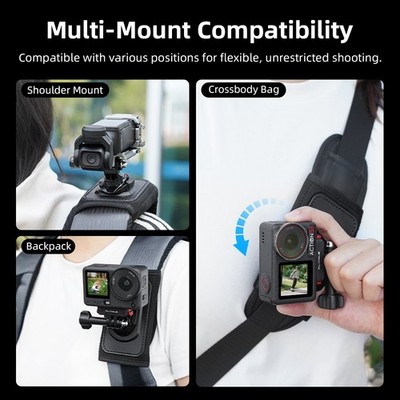 Bag Camera Mount for DJI Pocket 3 X5 X4 X3 Insta360 Action 6/5 Pro/4/3/Ace Pro 2