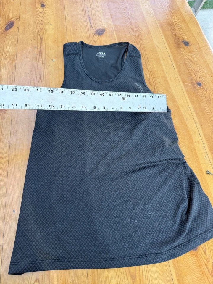 2XU Para Hombres Talla S Compresión Sin Mangas Top Negro Camisa Deportiva Gimnasio Músculo Logo A1 Foto 4 de 4