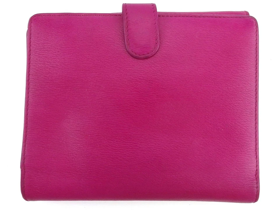 Portefeuille Loewe Anagram à deux volets rose kawaii directement du JAPON - Photo 2/4