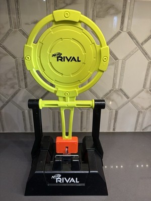 Nerf Rival Yellow Bullseye Target Gun Swing Motion With Base 7  Bell Rapid Fire