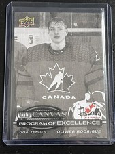 2025-26 UD Canvas Black & White Olivier Rodrigue #C-270