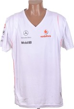 FORMULA 1 VODAFONE MCLAREN MERCEDES 2007 TEAM SHIRT FERNANDO ALONSO #1 SIZE L