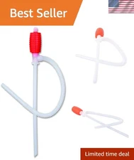 Medium Duty Siphon Pump - Effortless Liquid Transfer at 2 GPM | 5 Gallon Use