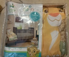2016 Disney Baby Lion King Under The Sun 3 Pc Crib Set Comforter F. Sheet Skirt