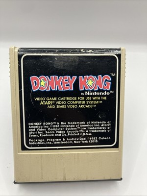 Vintage Game  Coleco Vision & Adam Computer System BEIGE (GAME ONLY) DONKEY KONG