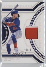 2024 National Treasures Treasured Threads Holo Silver 5/25 Jett Williams 1n2n