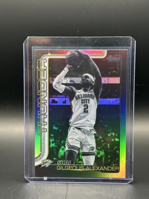 #ad Shai Gilgeous Alexander 2025 Topps Blackout Target Exclusive Black Friday #115 $3.48