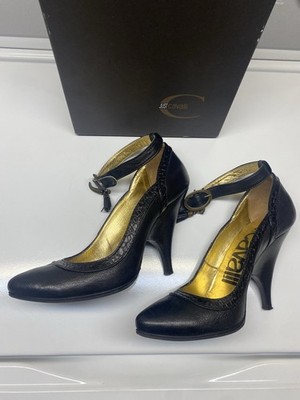 Roberto Cavalli Just Cavalli Heels Size 37 Black With Charms
