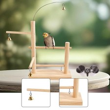 Bird Playground Parrot Playstand Stable Base Cage Toys Perch Stand Interactive