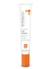Andalou Naturals Luminous Eye Serum, Illuminating Eye Cream for Dark Circles and