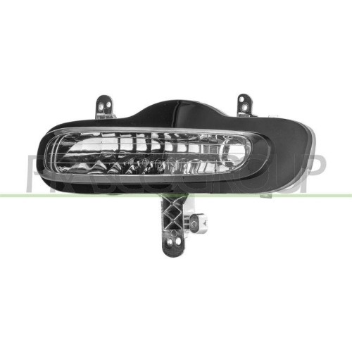 Feu diurne Prasco FT1254314 pour Fiat gauche - Optique halogène en ABS noir avant