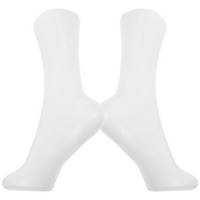 2 Pcs Mannequin Feet Right Female Sock Shoe Display Shaper Foot Model Faker