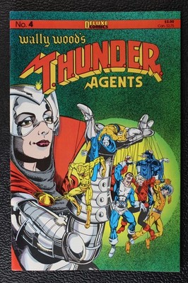 Wally Wood's T.H.U.N.D.E.R. AGENTS ~ #4 ~ 1986 ~ Nice!  Solid! Higher Grade...