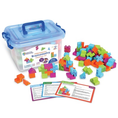STEM Explorers Brainometry Classroom Set 150 pcs Learning Resources Kids Games