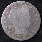 1892 BARBER QUARTER