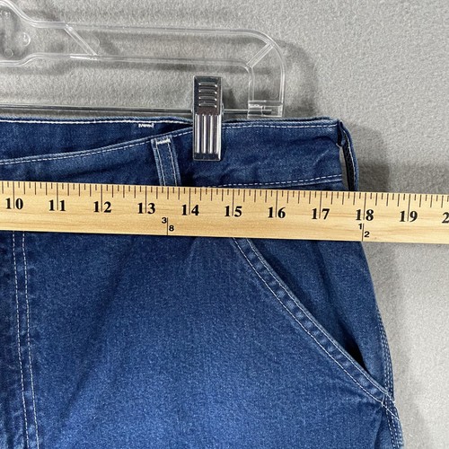 Carhartt Straight Denim Blue Jeans Carpenter Pants Mens 36 x 32 Workwear Vintage - Picture 8 of 10