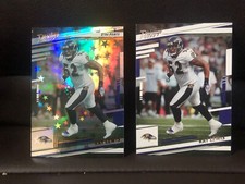 2022 Panini Prestige Extra Points Astral Ray Lewis #28 & Base Card #28 Ravens