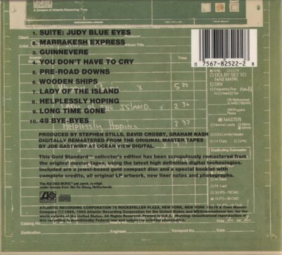 CROSBY,STILLS & NASH,新品未開封,24KT GOLD,CSN Crosby, Stills & Nash - Crosby, Stills & Nash Audio Fidelity