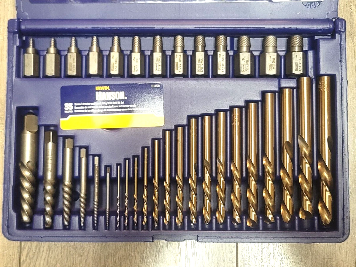 Left handed drill bit cheap and extractor set