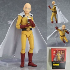 6in Figma 310 Saitama Action Figure – One Punch Man PVC Collectible with Box