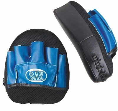 BAY® 2x DRIVE LEDER mesh Pratzen krumm Handpratze Lederpratzen Pratze schwarz - Bild 1 von 4