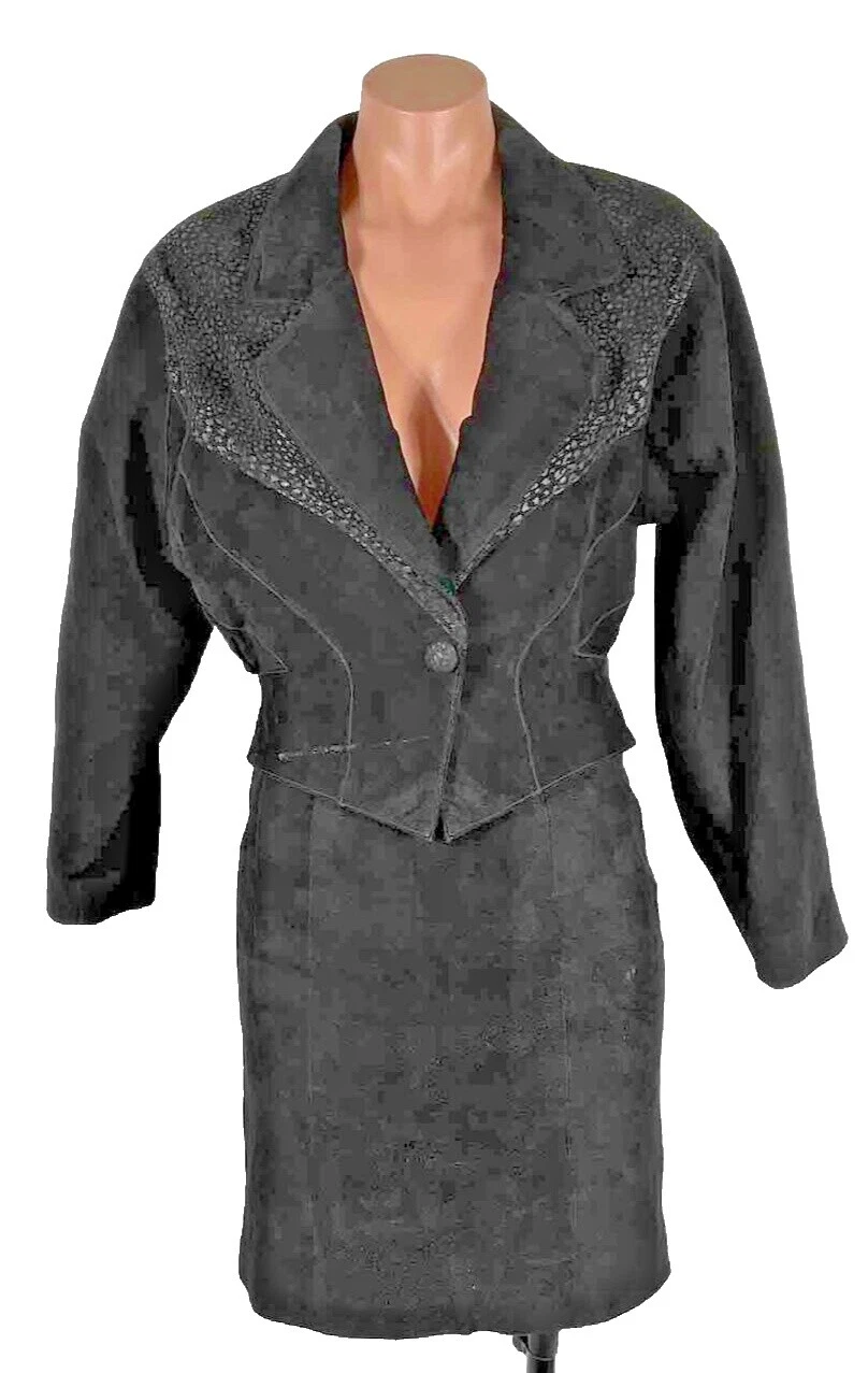 Leather Regular Size S Vintage Suits, Sets & Suit Separates for Women