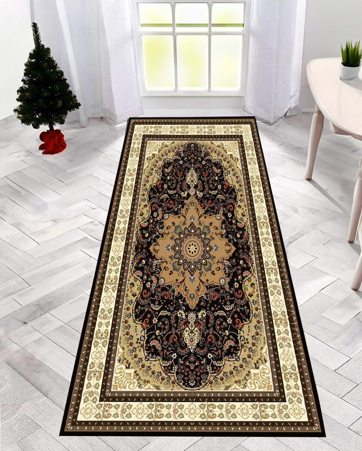 Premium Modern Large Bedroom Mat Rug for Living Room Hallway Runner