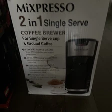 Mixpresso Coffee Maker 2 In 1 Single Serve