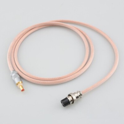 HIFI Occ Copper GX16-2P to 5.5mm 2.1mm / 2.5mm OCC DC cable