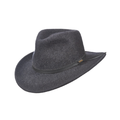 ⭐️ Scala Wool Felt Hat Four Seasons Wool Felt Outback Hat, Large - Scala Collection  main image 4