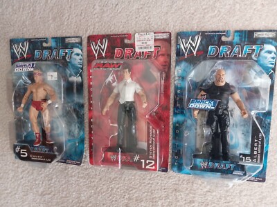 Wwf Draft WWF DRAFT SPECIAL EDITION FIGURE LOT OF 3 NEW JAKKS PACIFIC 2002 | eBay