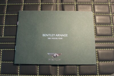 VIP Prospekt brochure Pressemappe presskit Bentley Arnage 2007 Model Year RAR