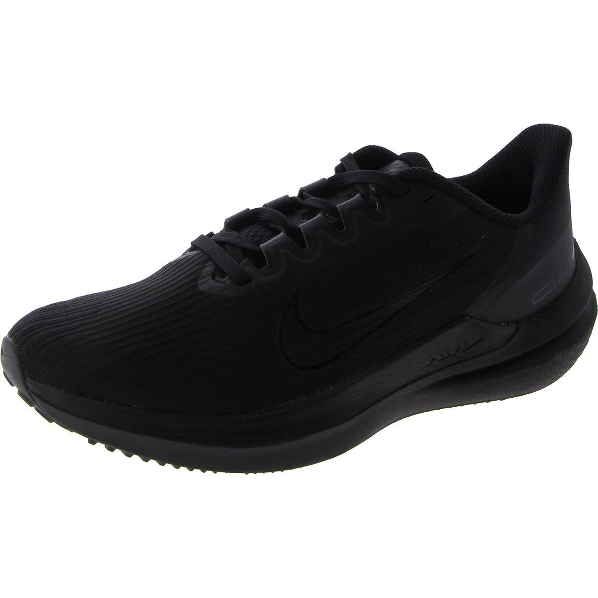 Кроссовки женские Nike Air Winflo 9 черные Sneakers 7 Medium (B,M) BHFO 1505