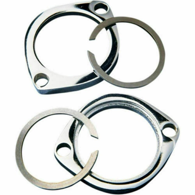 Chrome Exhaust Flange and Retaining Ring Kit for Harley Sportster 883 1200 Dyna eBay