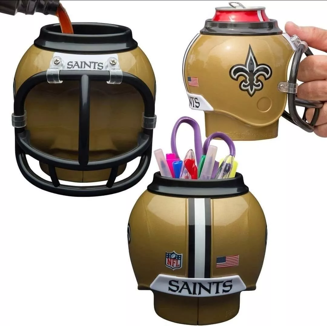 Saints sales snack helmet