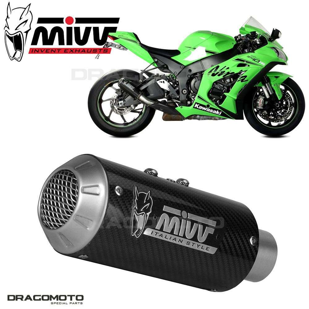 Auspuff KAWASAKI ZX-10 R 2022 2023 MIVV Mk3 Carbon | eBay
