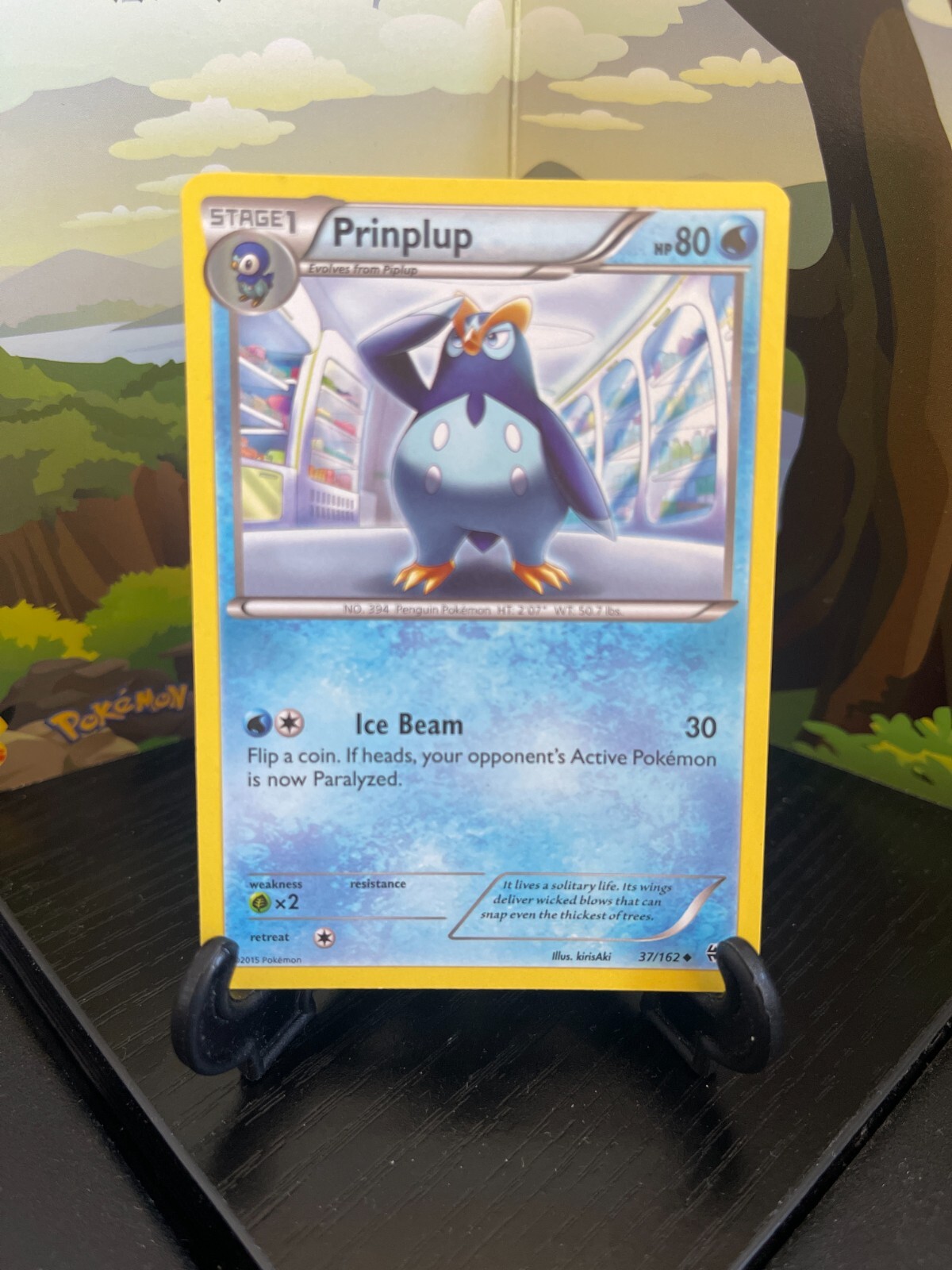 Prinplup 37/162 - Breakthrough - Uncommon - Pokemon Card TCG - LP