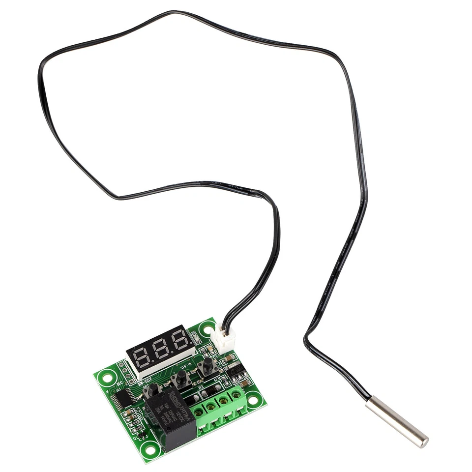 W1209 Digital Temperature Controller Thermostat Hot Cold Sensor Power Module LED - Image 2 of 4