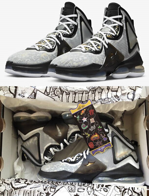 【New】Nike Men's【NIKE LeBron 19 Basketball Shoes CZ0203-100】White @US10 / 28cm
