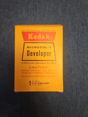 KODAK MICRODOL-X POWDER A FINE GRAIN DEVELOPER FOR FILMS MAKES 1 GALLON