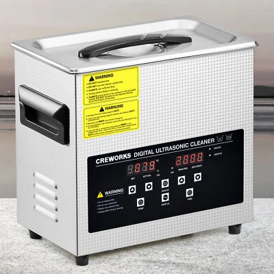 CREWORKS 3L Ultraschallreiniger Ultraschallreinigungsgerät Edelstahl ultrasonic cleaner